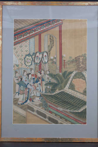 Highly detailed Imperial figures painting