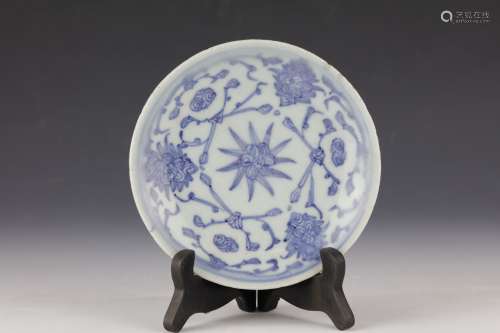 Blue and White porcelain dish