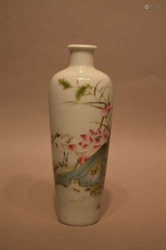 Cloisonne porcelain vase Republic of China