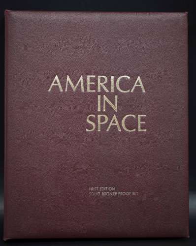 First edition solid bronze proof set America in Space
