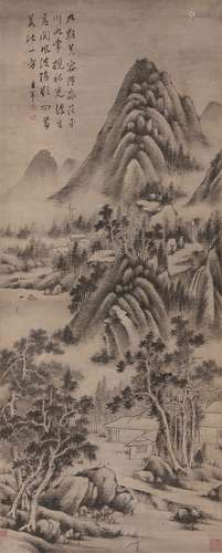 董其昌（1555～1636）（款） 山居图 立轴 水墨纸本