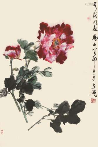王雪涛（1903-1982） 花开富贵 1963年作 纸本立轴