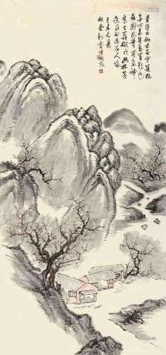 陈师曾（1876-1923） 溪山幽居 1919年作 纸本立轴