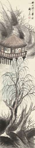 胡公寿（1823—1886） 师大涤子笔意  纸本立轴