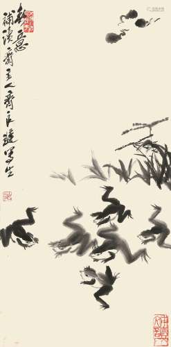 齐良迟（1921-2003） 春意  纸本立轴