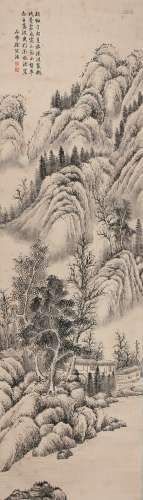 徐宗浩（1880－1957） 秋山居隐  纸本立轴