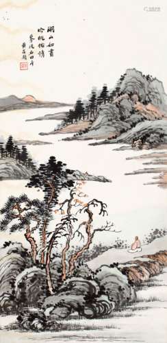 黄达甫 湖山如画