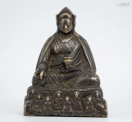 Tibetan gild bronze Buddha