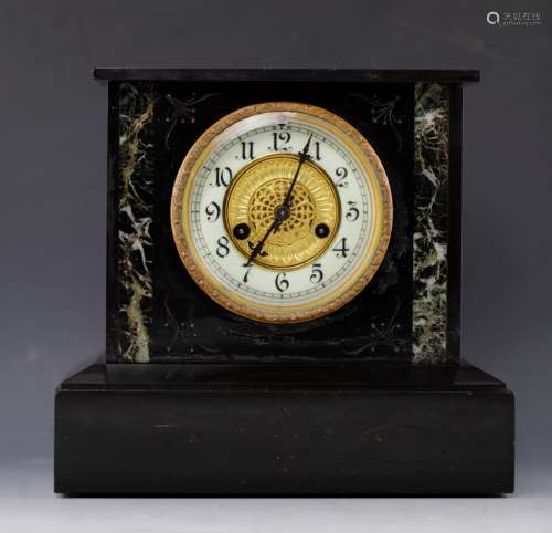 Western marble clock