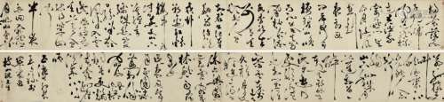 祝允明（1461～1527） 草书唐诗八首 手卷 水墨纸本