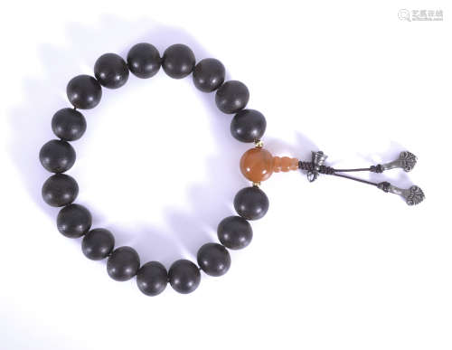 Buddhist wooden prayer beads