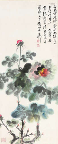 谢稚柳(1910-1997) 芙蓉花