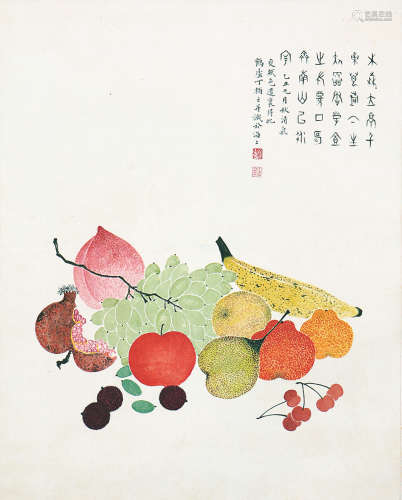 丁辅之(1879-1949) 果蔬图