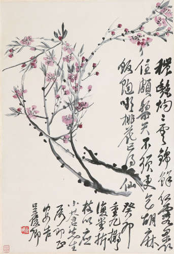 吴昌硕(1844-1927) 桃花