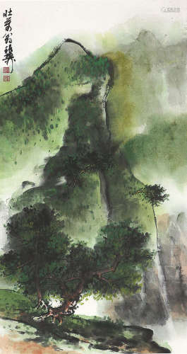 谢稚柳(1910-1997) 松山图