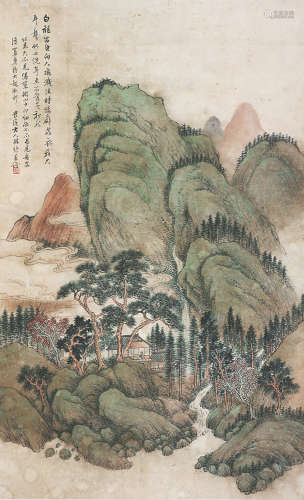 林抒(b.1934) 青绿山水