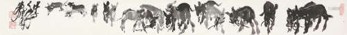 黄胄(1925-1997) 群驴图