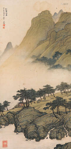 鲍少游(1892-1985) 松壑幽居