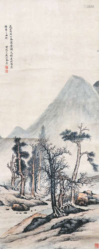 蔡远 松山溪远