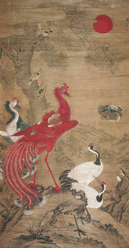 吕纪(1477-?) 丹凤朝阳