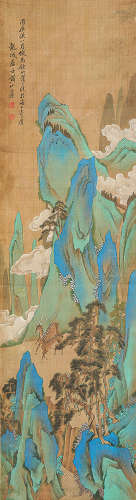 黄山寿(1855-1919) 青绿山水