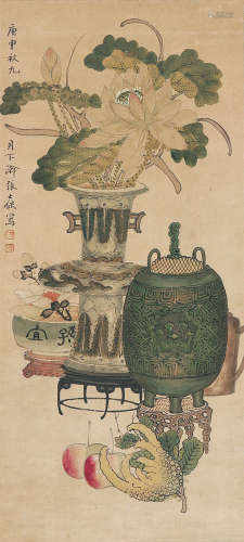 张士保(1805-1878) 清供