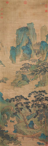 仇英(1498-1552) 青绿山水