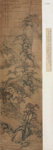 张宗苍(1686-1756) 秋山策杖