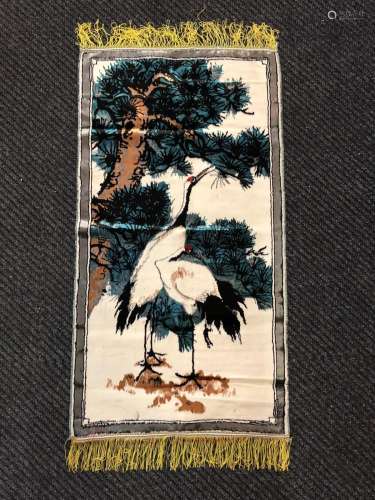 Chinese Silk of Crane