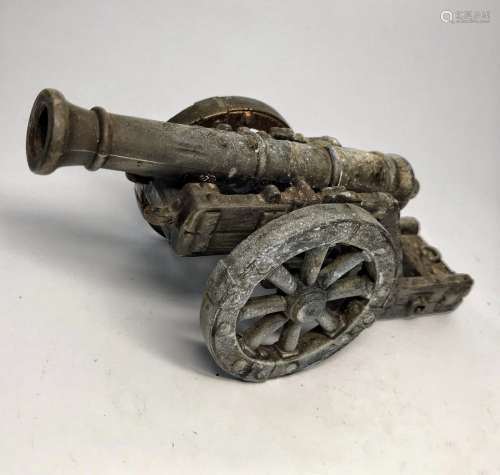 American Miniature Iron Cannon Deco