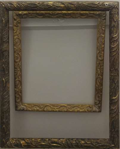 lot of two (2) Gilt Wood frames