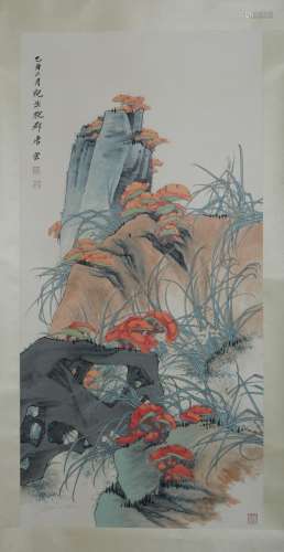 Chinese WaterColor Painting of TangYun
