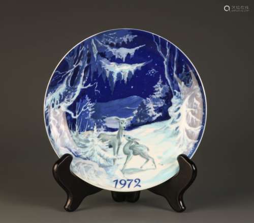 European Porcelain Plate