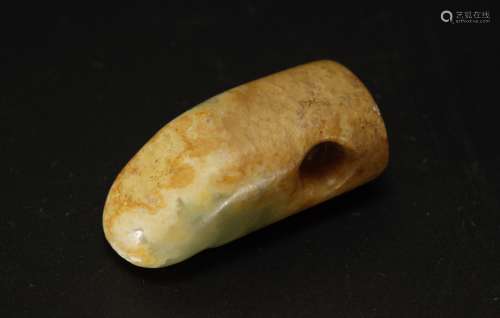 A Chinese Jade Carved Toggle