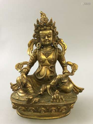 A Gilt Bronze Buddha