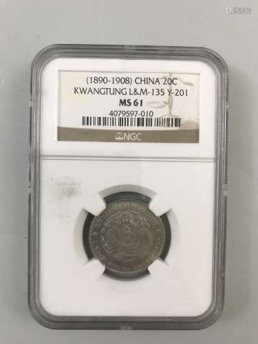 Silver Coin with NGC