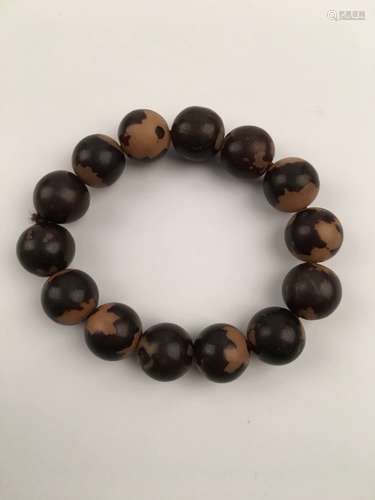 Chinese Wood Bead Bracelet