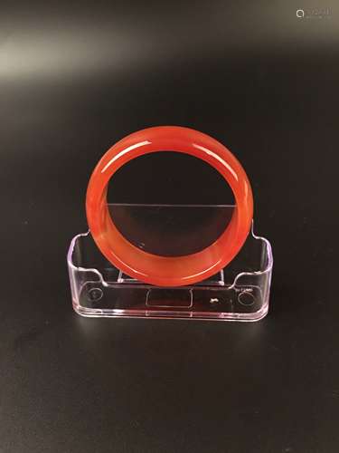 Red Agate Bangle