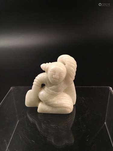 Chinese White Jade Dancing Lady