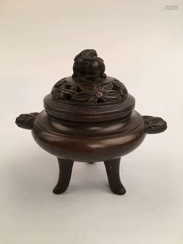 Chinese Bronze Incense Burner