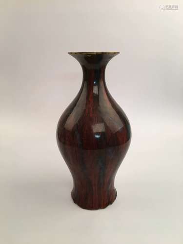 Chinese Red Porcelain Vase