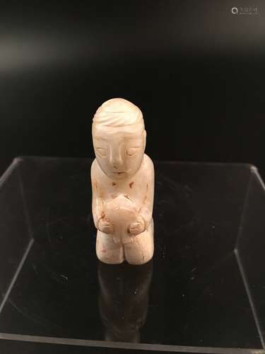 Chinese White Jade Figure