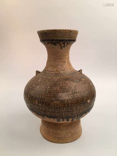 Chinese Brown Glaze Water Pot