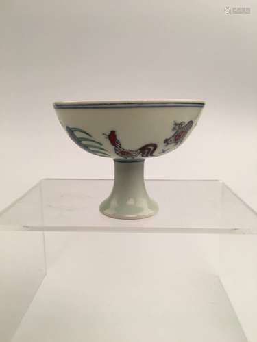 Chinese Doucai Cup