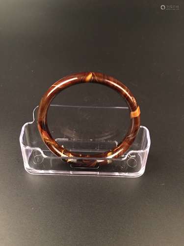 Chinese Brown Jade Bangle