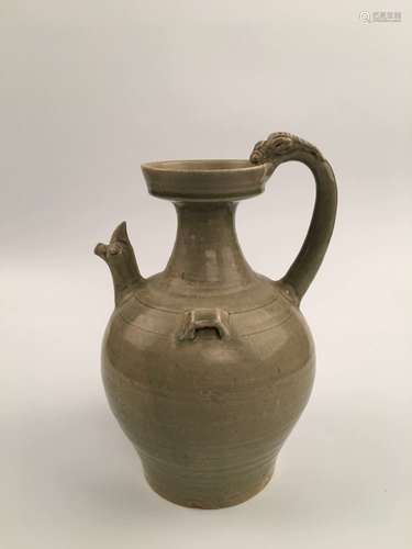 Chinese Celadon Glaze Porcelain Vase