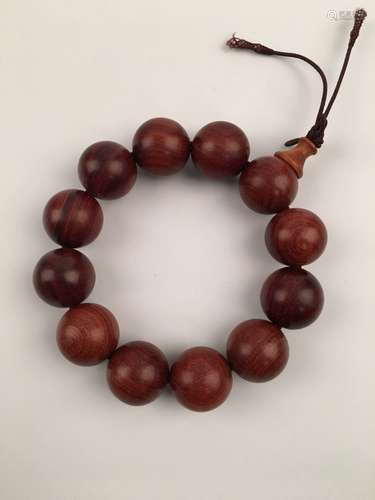 Chinese Wood Bead Bracelet