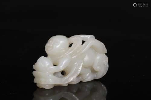 Chineses White Jade Carving