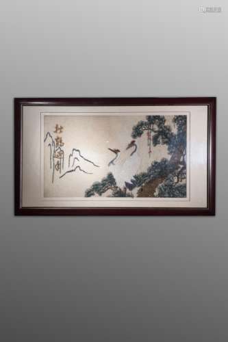 Chinese Landscape Silk Painting