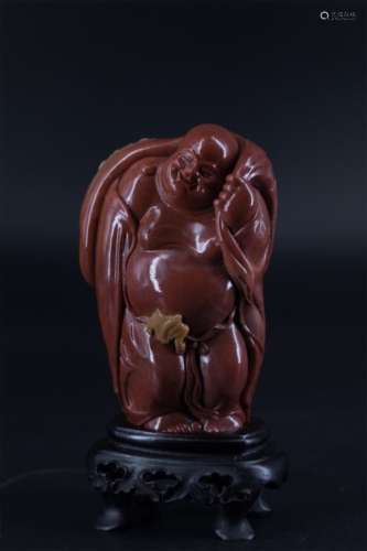 Chinese Soapstone Carved Buddha